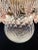 Mid-Century Modern Palmette Ceiling Light – Four Levels, 163 Pink and Trasparent Murano Glasses For Sale - Image 3 of 6