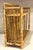 Camel Tortoise Rattan Burnt Bamboo Wall or Tabletop Shelf For Sale - Image 8 of 12