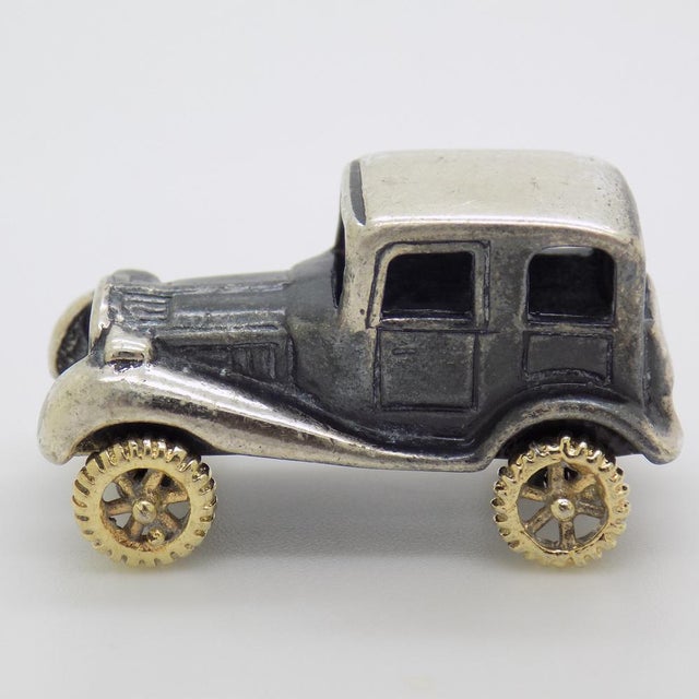 Vintage Italian Sterling Silver 925 Classic Car, 1980s For Sale - Image 6 of 14