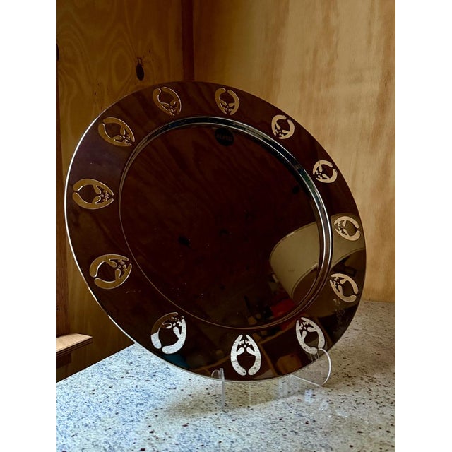 Limited Editon Round Girotondo Tray in Polished 18/10 Stainless Steel by Stefano Giovannoni and Guido Venturini for Alessi, 1989 For Sale - Image 6 of 18