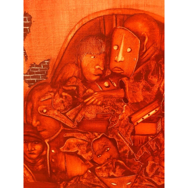 Heinrich Maryan Frama, Untitled, Nude Surreal Figures Together Slovenian French Oil Painting For Sale In Miami - Image 6 of 8