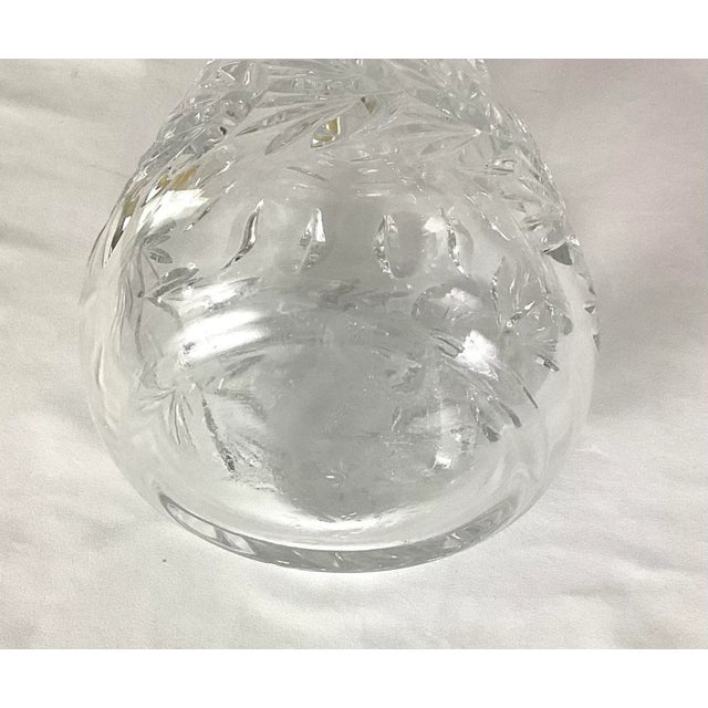 1980s German Crystal, Elegant Cut Crystal Decanter For Sale - Image 5 of 7