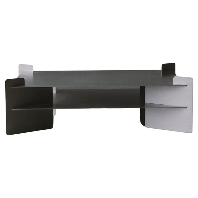 Bali Stainless Steel Coffee Table by Zincutec For Sale - Image 9 of 9