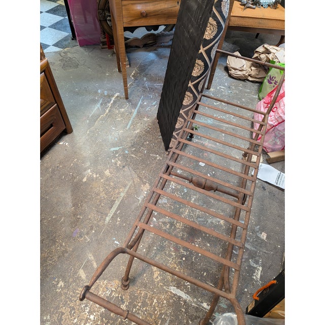 1980s Iron Bench For Sale - Image 13 of 13