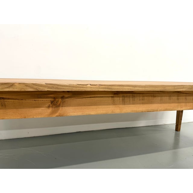Monumental Pine Farmhouse Table, 1970s For Sale - Image 13 of 18