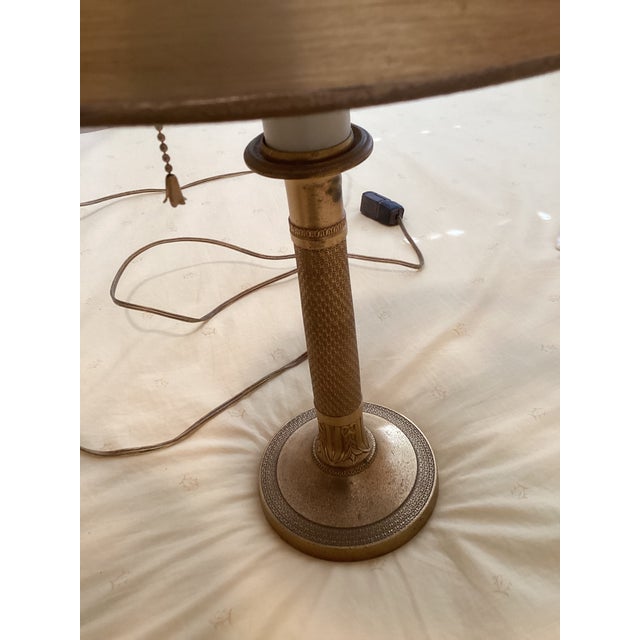 Art Nouveau Late 19th Century French Style Candlestick Lamps - a Pair For Sale - Image 3 of 13