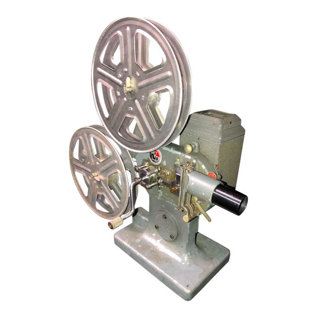 Circa Mid 20th Century DeVry 16mm Hand Crank Projector For Sale