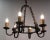 1940s French Wrought Iron Fleur-De-Lys Chandelier, 1940s For Sale - Image 5 of 7