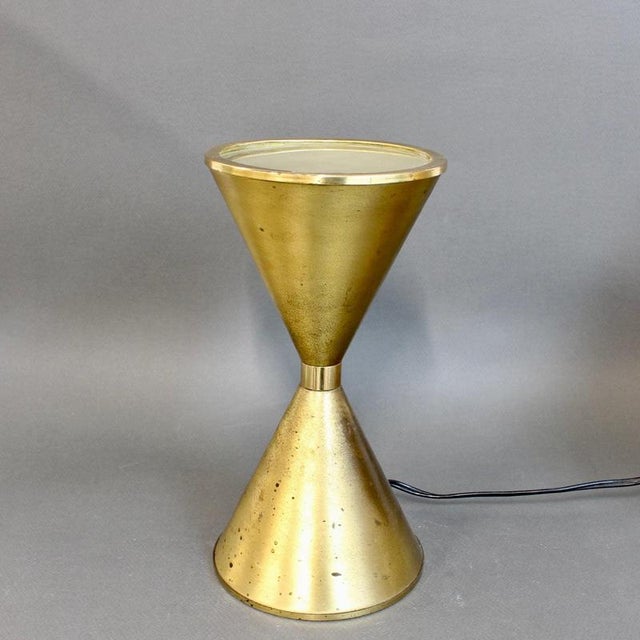 Mid-Century Modern Italian Brass Diabolo Table Lamp, 1960s For Sale - Image 14 of 14