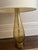 Mid 20th Century Murano Art Glass Table Lamps in Warm Amber Glass With Brass Bases and Coordinating Linen Shades. - a Pair For Sale In New York - Image 6 of 10