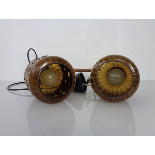 Dutch Copper and Glass Ceiling Lamp by Nanny Still for Raak, 1960s For Sale - Image 18 of 18