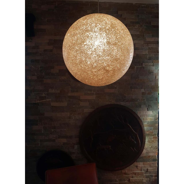 Spherical Pendant Light, 1960s For Sale - Image 17 of 18