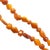 Modern 1970s Two-Strand Amber Colored Catalin Beaded Necklace For Sale - Image 3 of 5