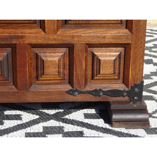 Black Tuscan Wooden Chest from Argudo Navarro, 1960s For Sale - Image 8 of 18