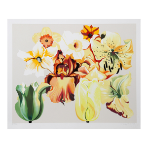 Island of Yellow Flowers, 1981 Signed Screenprint by Lowell Blair Nesbitt