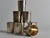 Art Deco Hand-Hammered Silver-Plated Shot Glasses, 1930s, Set of 7 For Sale - Image 3 of 8