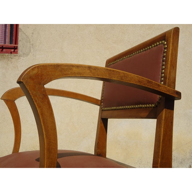 Vintage Art Deco Bridge Chairs, 1940s, Set of 3 For Sale - Image 11 of 18