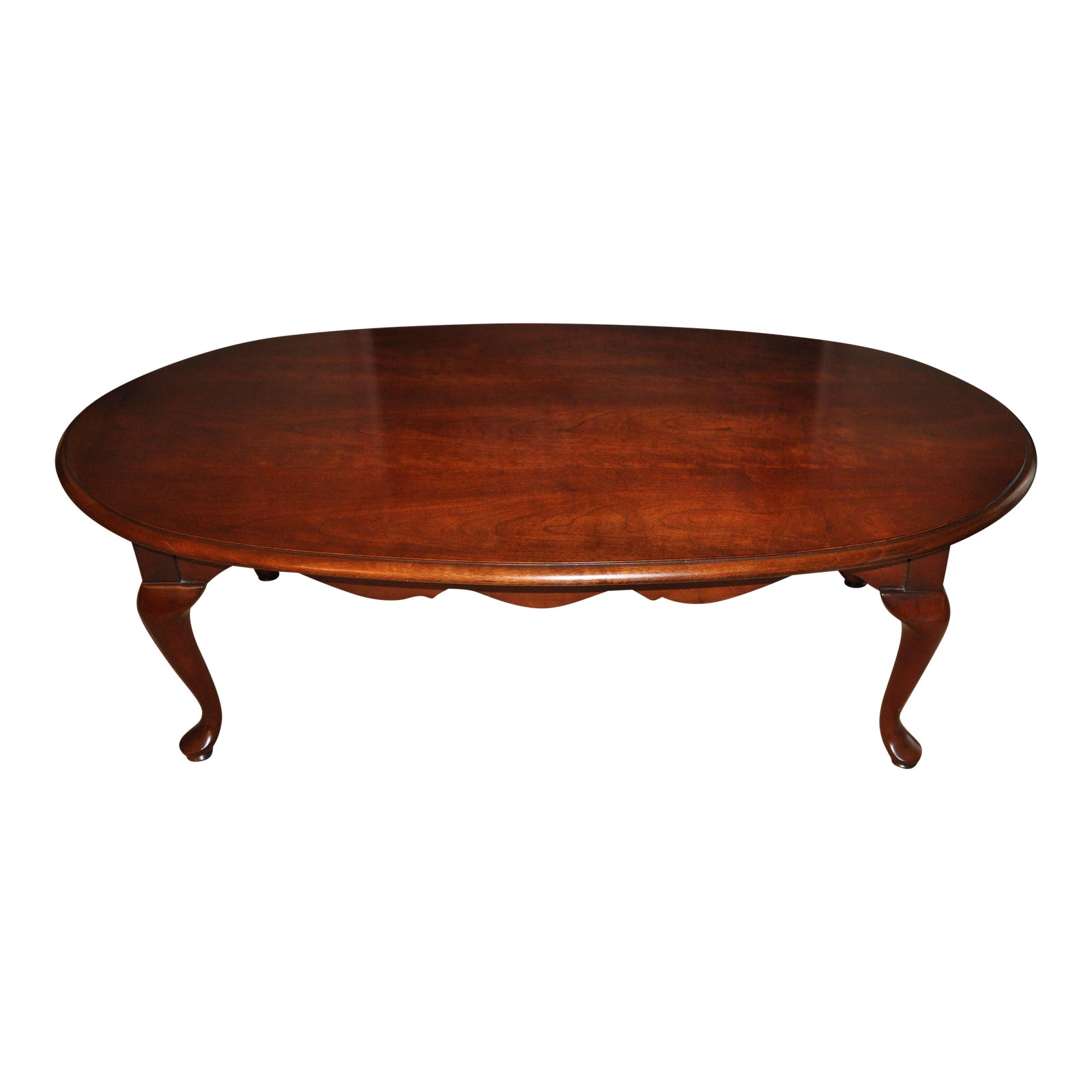 Thomasville Queen Anne Style Coffee Table Chairish