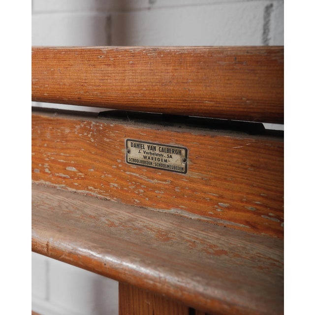 Mid 20th Century Vintage Belgian Rolling Blackboard by Daniel Van Calbergh For Sale - Image 5 of 8