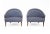 Adrian Pearsall Petite Pair of Tufted Midcentury Armchairs For Sale - Image 4 of 12