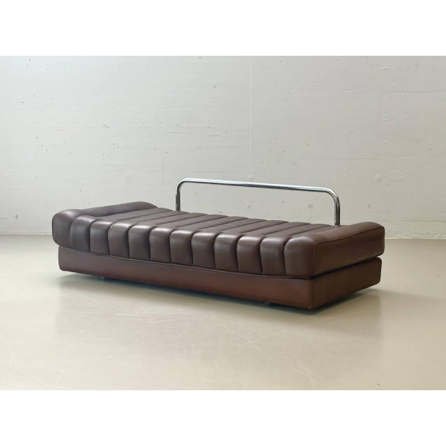 DS-85 Sofa Bed in Cognac Brown by de Sede, Switzerland, 1960s For Sale - Image 9 of 18