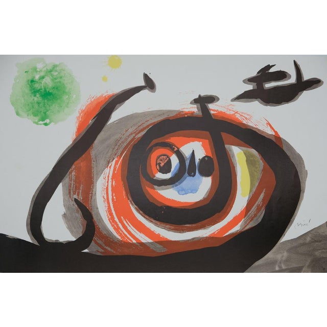 Joan Miró (1893-1983) The Sculpture Garden Original color poster Signed in the plate On poster paper, 60 x 47 cm (approx....