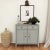 Transitional Imperial Accent Cabinet, Gray For Sale - Image 3 of 10