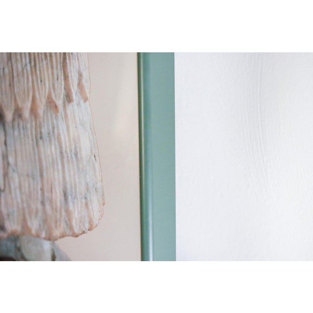 Figurative Rare Vintage "Ebla to Damascus" Smithsonian Exhibition Poster in Original Green Metal Frame For Sale - Image 3 of 11