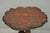 Vintage Mid Century Modern Live Edge 2 Tier Walnut Plant Stand Side Table For Sale - Image 4 of 16