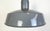 Industrial Grey Enamel Factory Pendant Lamp, 1960s For Sale - Image 4 of 18