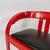 Italian Modern Elisa Chairs in Red Wood attributed to Giovanni Battista Bassi for Poltronova, 1970s, Set of 4 For Sale - Image 6 of 18