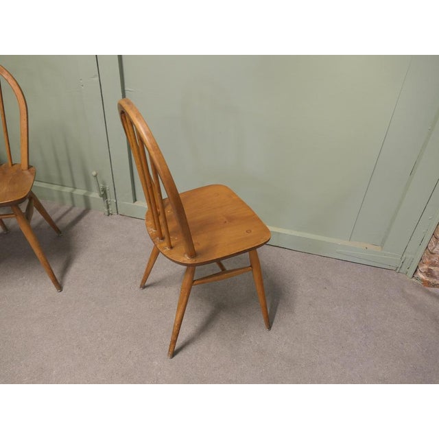 Vintage Windsor Dining Chairs from Ercol, 1960s, Set of 8 For Sale - Image 6 of 9
