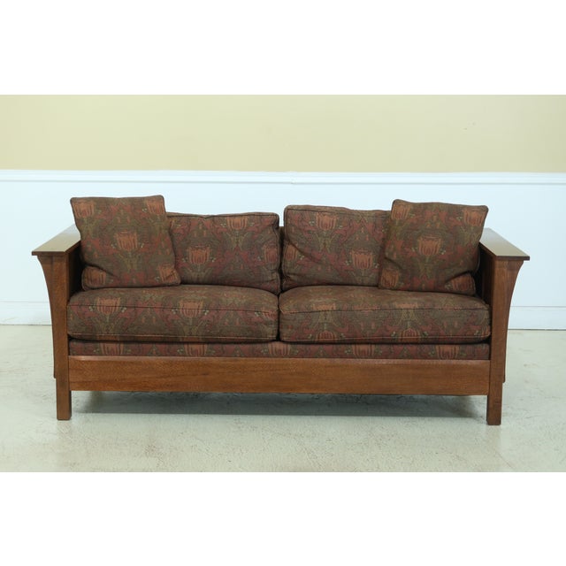 Stickley Mission Oak Arts & Crafts Style Sofa Chairish