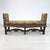 Dimensions: SH 16.5” x W 49.3” x D 14.5” Antique French carved wood needlepoint bench with nailhead trim detail. Please...
