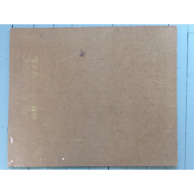 Paint Original Vintage Still Life Painting With Corn & Duck For Sale - Image 7 of 8