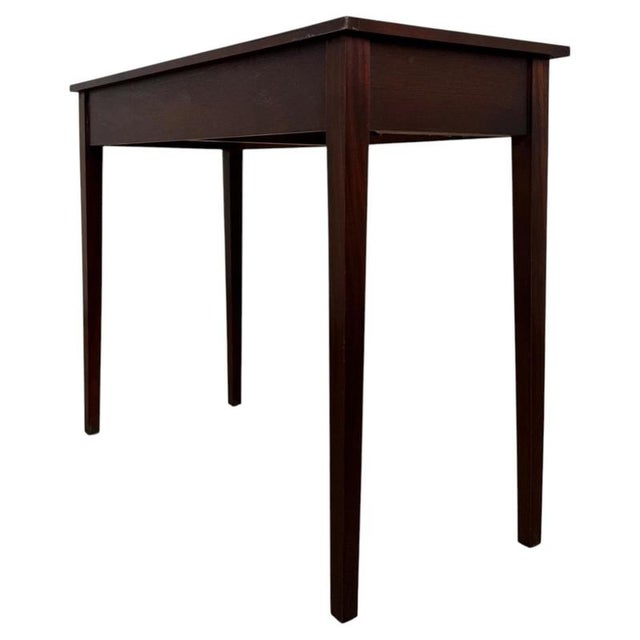 Antique English Mahogany Writing Table For Sale - Image 6 of 12