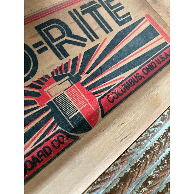 Vintage Maid Rite Wash Board No.2072 Columbus Washboard Co Chairish