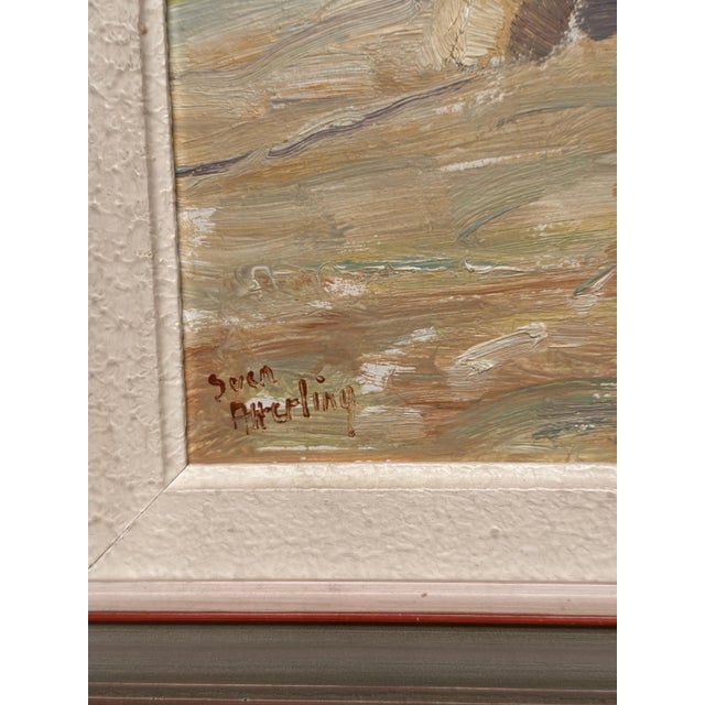 Sven Atterling, Landscape, 1950s, Oil Painting on Panel, Framed For Sale - Image 10 of 18