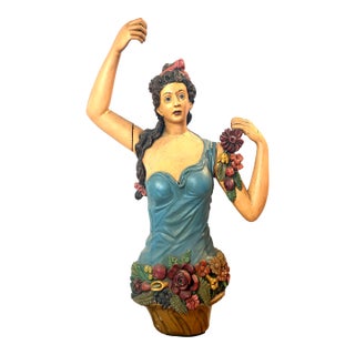 Antique 19th Century Hand-Carved Wood Coney Island Sculpture For Sale