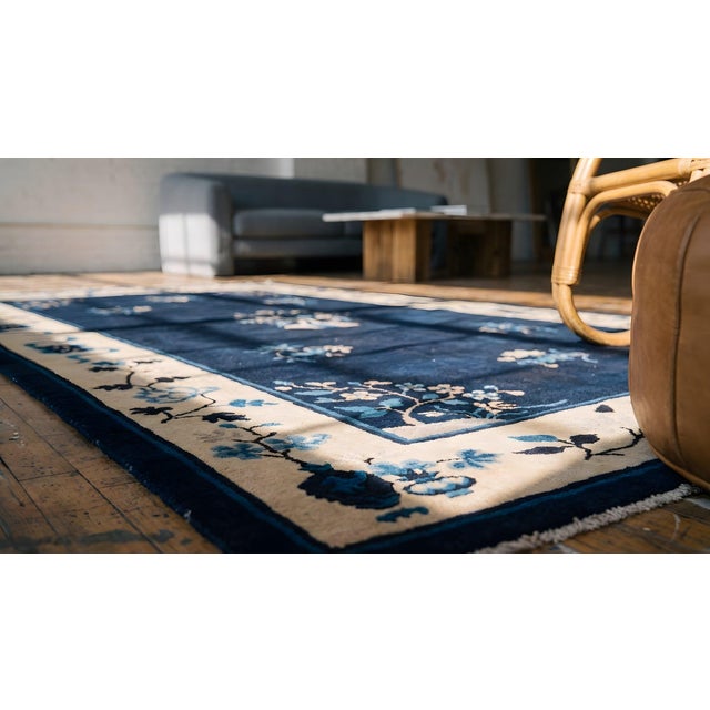 Antique Chinese Peking Rug For Sale - Image 9 of 9
