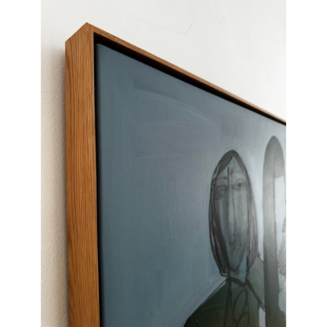 Rebecca Jack "Seated Woman Ii", Original Painting by Rebecca Jack (Framed) For Sale - Image 4 of 6