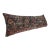 Antique Navy Blue Authentic Tribal Handmade Lumbar Rug Pillow Cushion Cover -16'' X 43'' For Sale