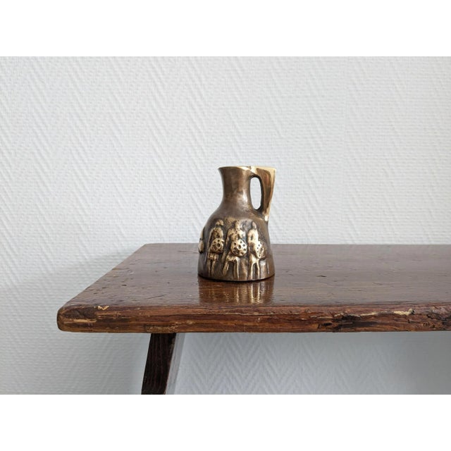 German Bronze Vase by Horst Dalbeck, 1970s For Sale - Image 9 of 10