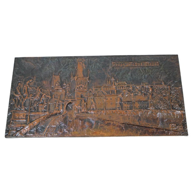 Mid-Century Wall Sculpture in Copper and Metal, 1972 For Sale - Image 18 of 18