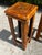 Tommy Bahama Vintage Graduated Bamboo & Rattan Pedestal Plant Stands, Pair For Sale - Image 4 of 10
