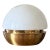 1960s Mid-Century Modern Dome Brass Table Lamp, Italy For Sale