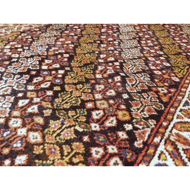 Antique Persian Rug- 4′7″ × 6′4″ For Sale - Image 4 of 13
