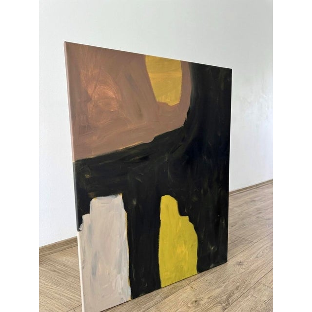 Abstract Original Abstract Painting on Canvas, Large Modern Wall Art for Home Decor, Unstretched For Sale - Image 3 of 5