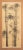 Tan Showa Era Japanese Monochrome Watercolor Scroll Painting, "Bamboo Trees and Sparrows" For Sale - Image 8 of 12