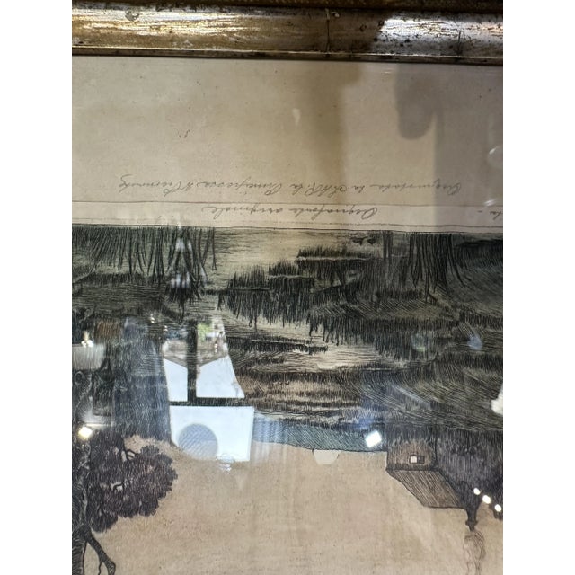 1920s Pericle Menin, Sad Evening, 1920s, Etching For Sale - Image 5 of 10